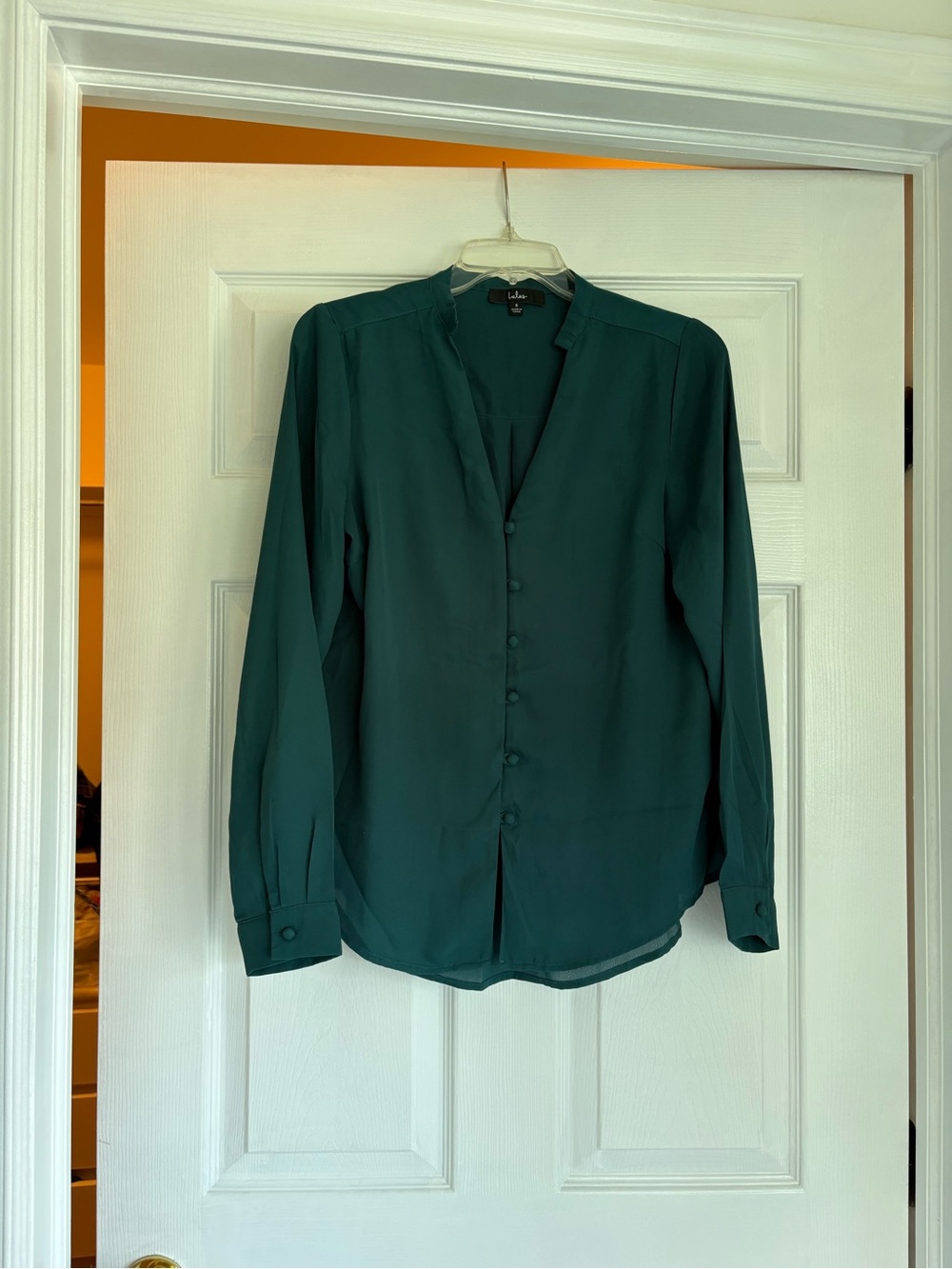 Lulu's Deep Green Lightweight Button-Front Shirt Jacket